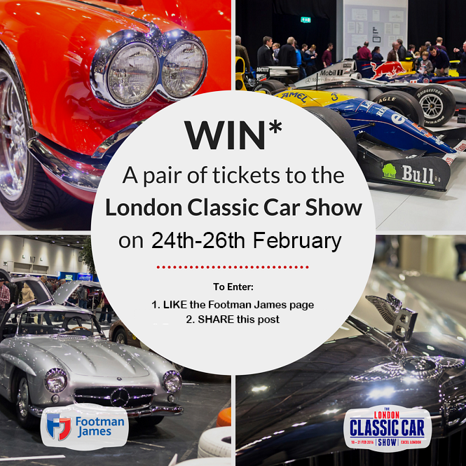Win a pair of tickets to The London Classic Car Show